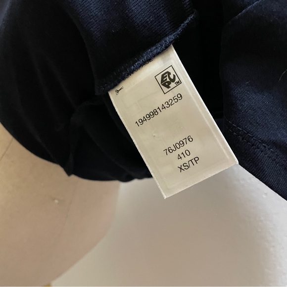 Tommy Hilfiger Women’s Short Sleeve Tabitha Square Neck Tee - Navy Extra Small 💖 - Picture 9 of 13